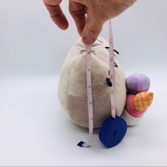 PUSHEEN - BROWN AND TAN KITTY WITH ICE CREAM NWT - Picture 9 of 11